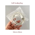 thumbnail image 1 of 10/20 Pieces Self-sealing Bracelet Earrings Plastic Transparent Jewelry Gift Storage PVC Bag For Small Business Customize Logo 12x12cm 10 Pieces, 1 of 6