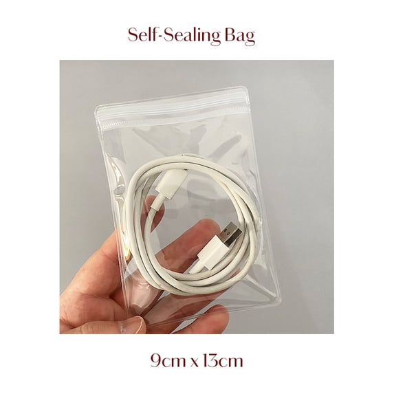 10/20 Pieces Self-sealing Bracelet Earrings Plastic Transparent Jewelry Gift Storage PVC Bag For Small Business Customize Logo 9x13cm 10 Pieces