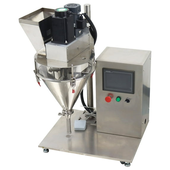 10-200g Powder Filling Machine Desktop Semi-automatic Filling and Packaging Machine Stainless Steel