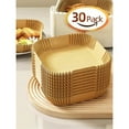 thumbnail image 1 of 10-200pcs Air Fryer Disposable Paper Liner Square Air Fryer Liner Oil & Waterproof Parchment Paper for Baking Roasting & BBQs Gr, 1 of 9