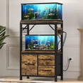 thumbnail image 1 of 10-20Gal Fish Tank Stand with Drawer, Power Outlet, 1 of 8