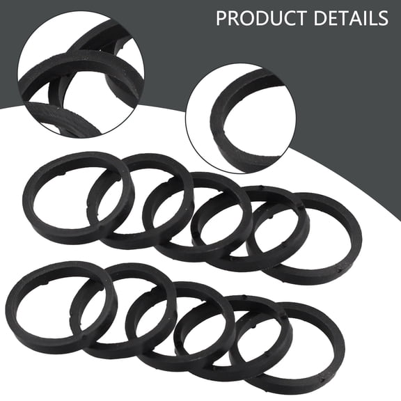 10/20PC Replacement Orings / Rubber Washers for 1" Spinlock Dumbbell Nut 10PC Vertical
