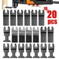 thumbnail image 1 of 10/20PCS Oscillating Multi Tool Saw Blade for Cutting Wood Soft Metal and Plastic, 1 of 9