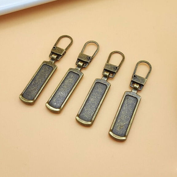 10/20PCS Replacement Molded Slider Fix Zipper Fixer Repair Pull Bags Tab Kit
