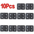 10/20PCS Small Hinges 10PCS Small Hinges Mini Plastic Black Door