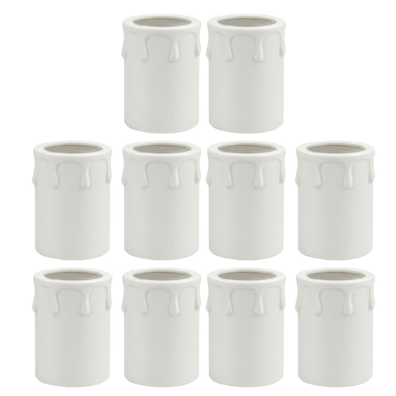 10/20Pcs Candle Chandelier Sleeve Covers Plastic Candelabra Base for Wall Light