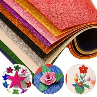 Glitter EVA Foam A4 Size Glitter Sheets for Arts and Crafts, Scrapbooking  Paper DIY Work Decoration