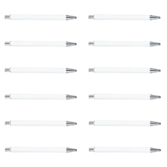 10/20Pcs Retractable Ballpoint Pen for Heat Transfer Sublimation Pen for Adult Shrink Films Included