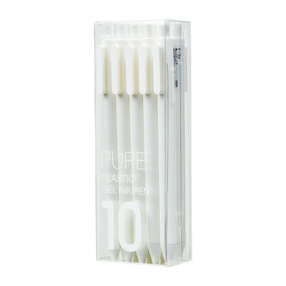 10/20Pcs Retractable Gel Pen Quick Drying Gel Inks Pens 0.5MM Point for Writing Note Taking Journaling Sketching