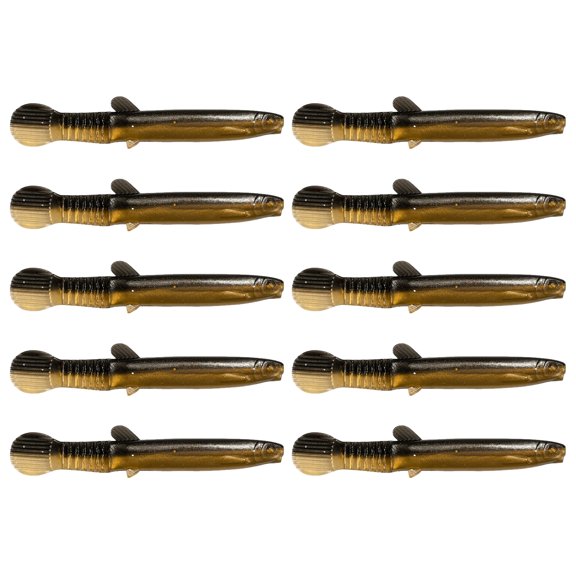 10/20Pcs Sinking Loach Swimbaits with Multisection Tail - Soft Fishing Lures for Saltwater