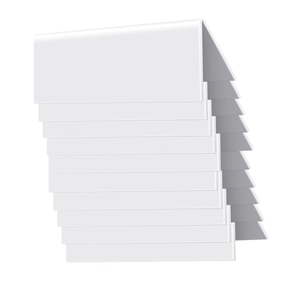 10/20Pcs V Shape Table Tent Cards Erasable Acrylic Table Name Sign For Conferences Meetings Classrooms And Banquets