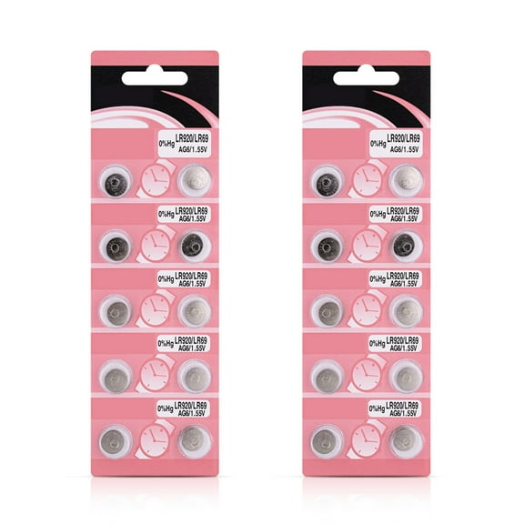 10/20Pieces AG6 LR920 Alkaline Button Cells LR920 Batteries For Small Electronics Like Toy And Remotes Power Supply