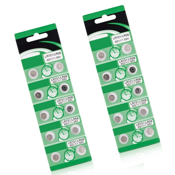 10/20Pieces High Capacity AG11 LR721 1.5 V Alkaline Button Cell Button Batteries For Small Electronics Medicals Devices