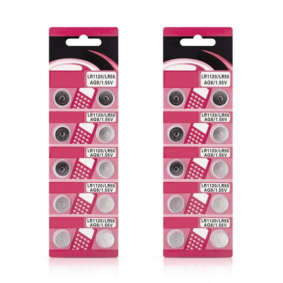 10pcs/20pcs Compact AG8 LR1120 Alkaline Button Batteries Perfect For Travel Use