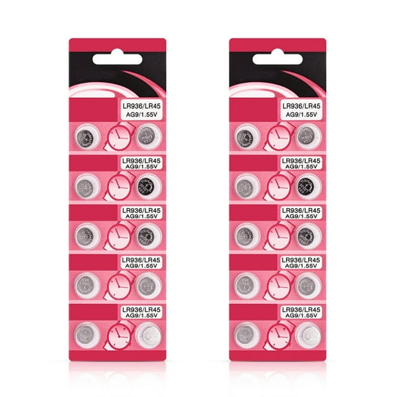 10/20Pieces High Capacity AG9 LR936 Alkaline Button Cells AG9 For Low Power Devices Like Toy And Remotes