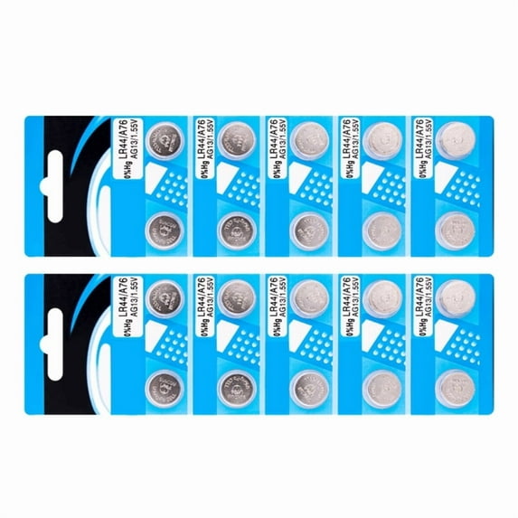 10/20Pieces High Capacity LR44 AG13 1.5 V Alkaline Button Cell Button Batteries For Small Electronics Medicals Devices