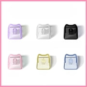 10/20pcs Cute Cat Shaped Transparent Keycaps PBT 1U PC Blank Key Caps MAO Profile DIY No Engraved Keycap for MX Switch Keyboard