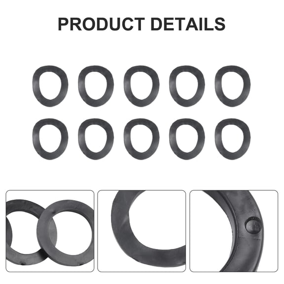 10/20pcs Dumbbell O-ring Weight Lifting Bar Rubber Washers for 1\\\\\\\\\\\\\\\\\\\\\\\\\\\\\\\" Spinlock Dumbbell Nut Fitness Spare Accessories