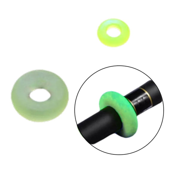 10/20pcs Fishing Pole Anti-slip Stopper Fish Rod Stand Stop Silicone Lot P7