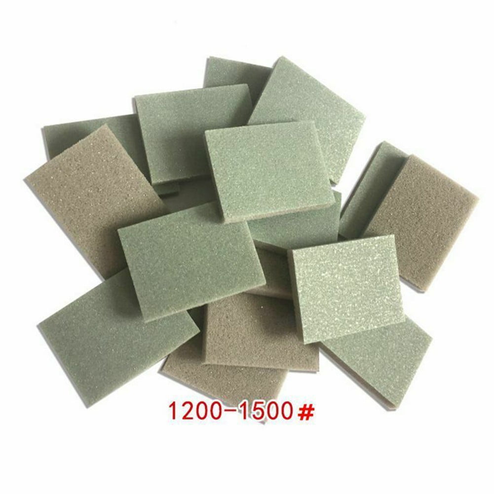 10/20pcs Foam Sanding Block Wet Dry Bodywork Fine Coarse Grit Sandpaper ...
