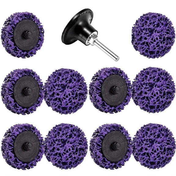10/21pcs 2“Strip Disc for Angle Grinder, Surface Conditioning Wheel for Rust and Paint Removal, Clean and Strip Wheel for Metal Prep