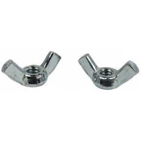 10-24 Cold Forged Wing Nuts / Steel / Nickel - 2000 Piece Carton