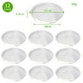 thumbnail image 1 of 10/24 Pcs 6/8/10/12 Inch Clear Plastic Plant Saucers Flower Pot Drip Trays Garden, 1 of 4