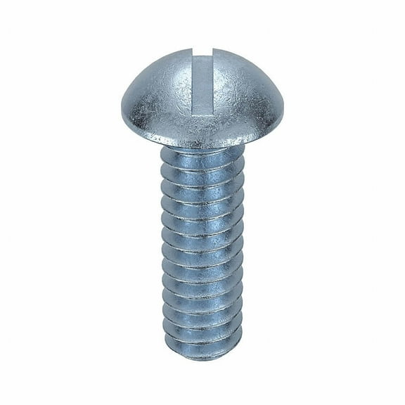 10-24 Steel Bolt High-Strength Threaded Fastener for Stove Assembly or Repairs Heat-Resistant, Corrosion-Resistant Zinc Coated Steel