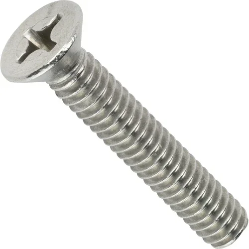 10-24 X 1/2" Flat Head Machine Screws Phillips Drive Stainless Steel Qty 50