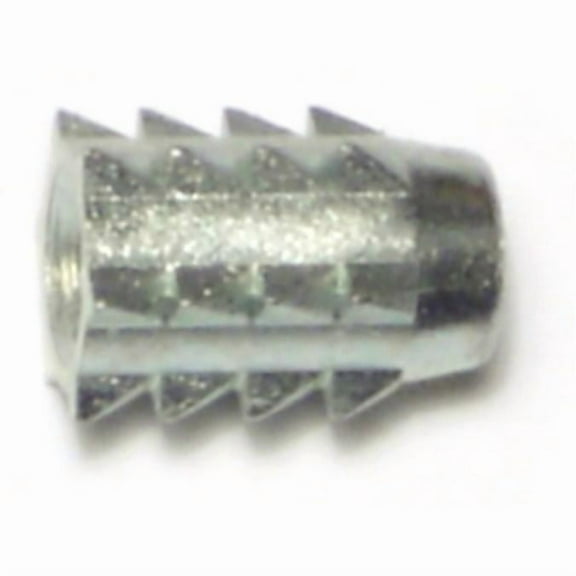 #10-24 x 0.3" Zinc Alloy Press In Wood Inserts WINSRT-023 (20 pcs.)