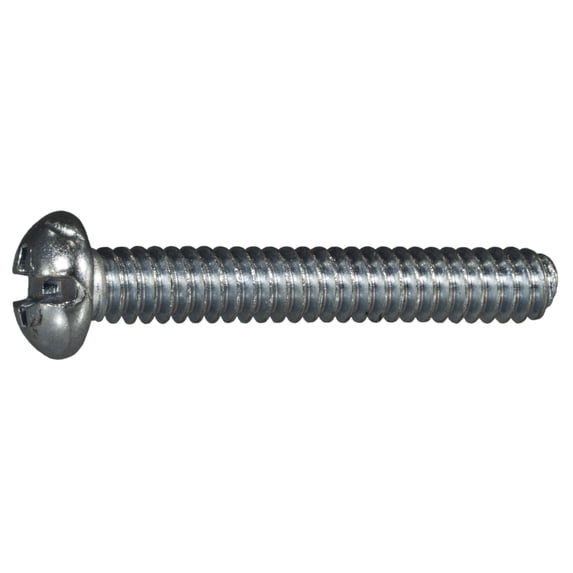 #10-24 x 1-1/4" Zinc Combo Round Head Machine Screws MSCRS-337 (80 pcs.)