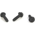 thumbnail image 1 of 10-24 x 1/2" Type F Thread Cutting Screws / Slotted / Hex Washer Head / Steel / Black Oxide - 7000 Piece Carton, 1 of 1