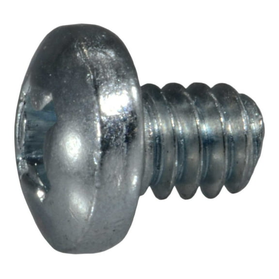 #10-24 x 1/4" Zinc Phillips Pan Head Machine Screws (100 pcs.)
