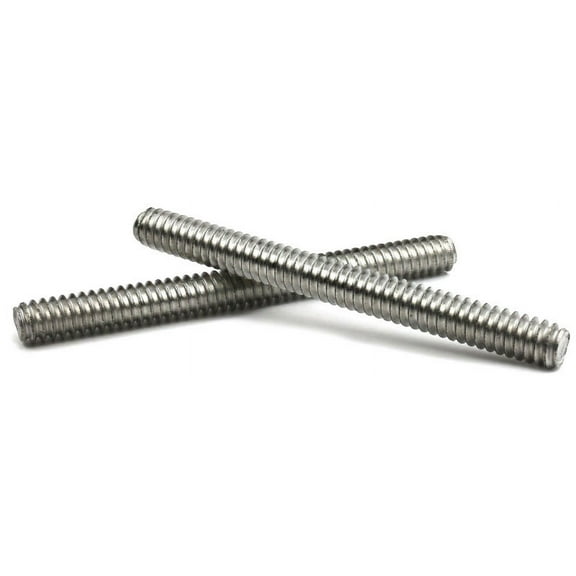 10-24 x 1" Fully Threaded Studs / Aluminum - 2000 Piece Carton