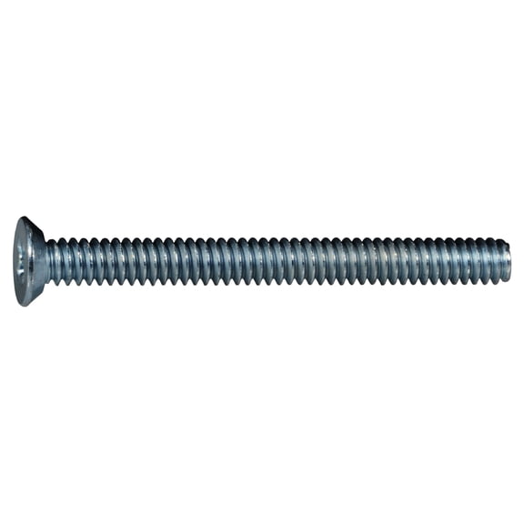#10-24 x 2" Zinc Phillips Flat Undercut Head Machine Screws (12 pcs.)