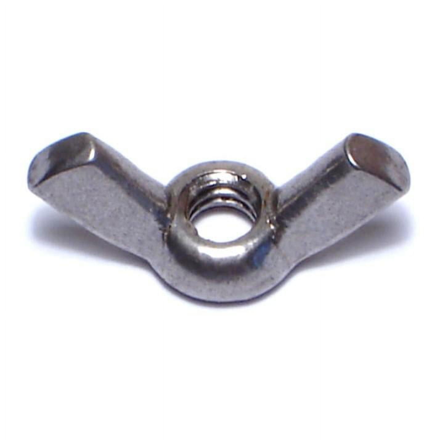 #10-24 x 29/32" 18-8 Stainless Steel Coarse Thread Cold Forged Wing Nuts WNSS-103