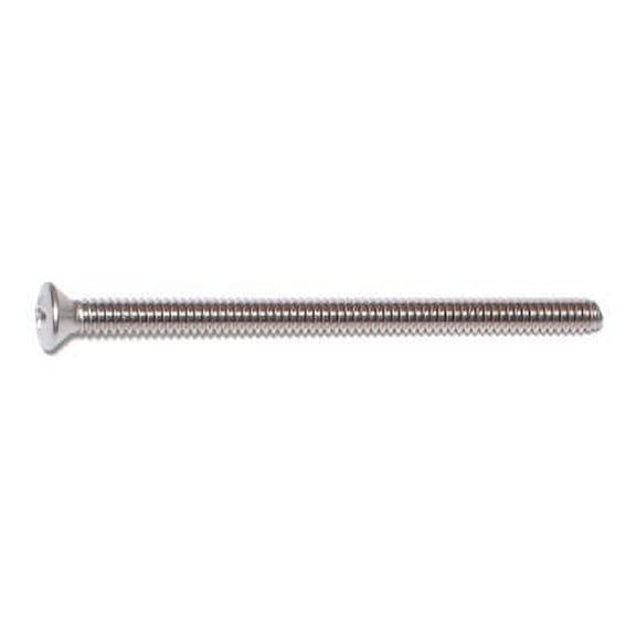 #10-24 x 3" 18-8 Stainless Phillips Oval Head Machine Screws (10 pcs.)