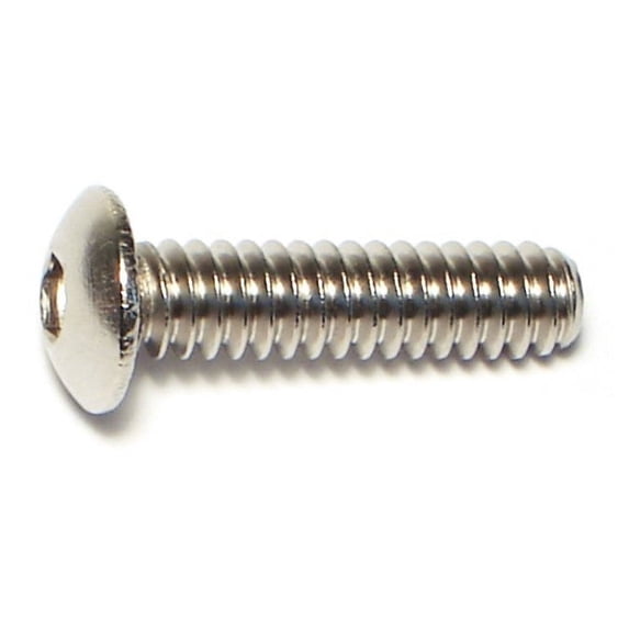 #10-24 x 3/4" 18-8 Stainless Button Socket Cap Screws SCSBSS-111 (20 pcs.)