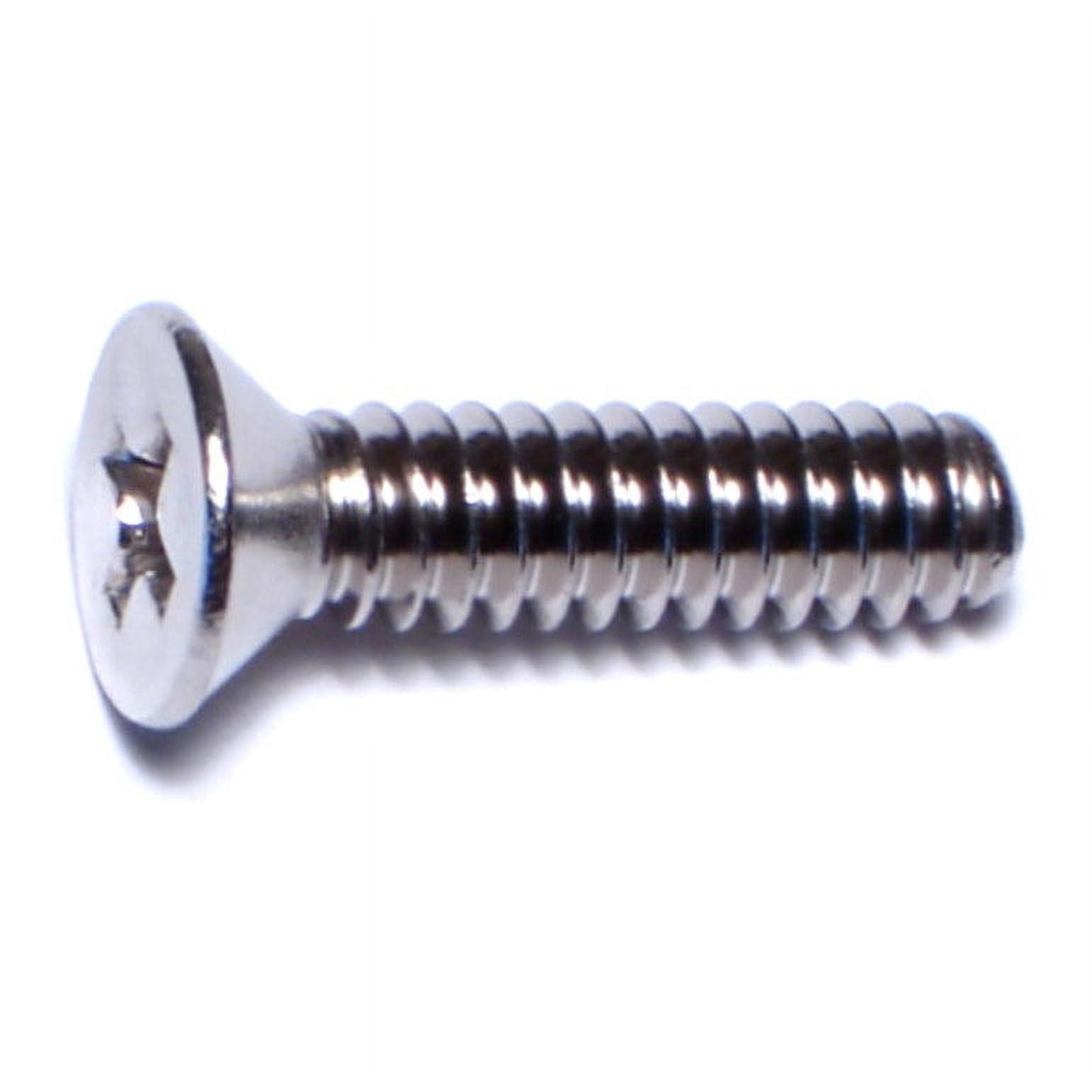 1000 Vis à Tête Plate Phillips 10-24 X 3/4 Pouce En Acier Inoxydable 18-8 - Fastenere