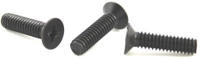 1000 Vis à Tête Plate 10-24 X 3/4 Pouce - Acier Inoxydable 18-8 - Phillips - Lot économique