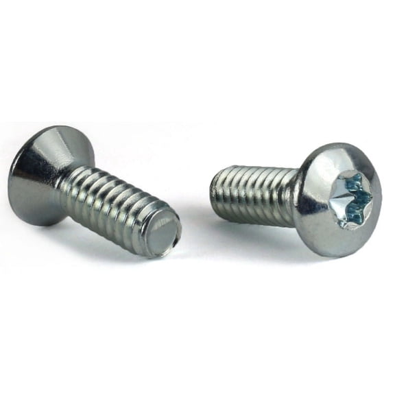 10-24 x 3/4" Machine Screws / Six-Lobe (Torx) / Oval Head / Steel / Zinc - 7000 Piece Carton