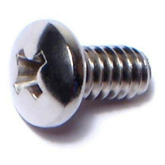 #10-24 x 3/8" 18-8 Stainless Steel Coarse Thread Phillips Pan Head Machine Screws MSPSS-164