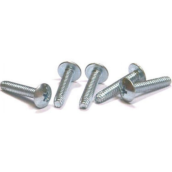 10-24 x 3/8" Type F Thread Cutting Screws / Phillips / Truss Head / Steel / Zinc - 9000 Piece Carton