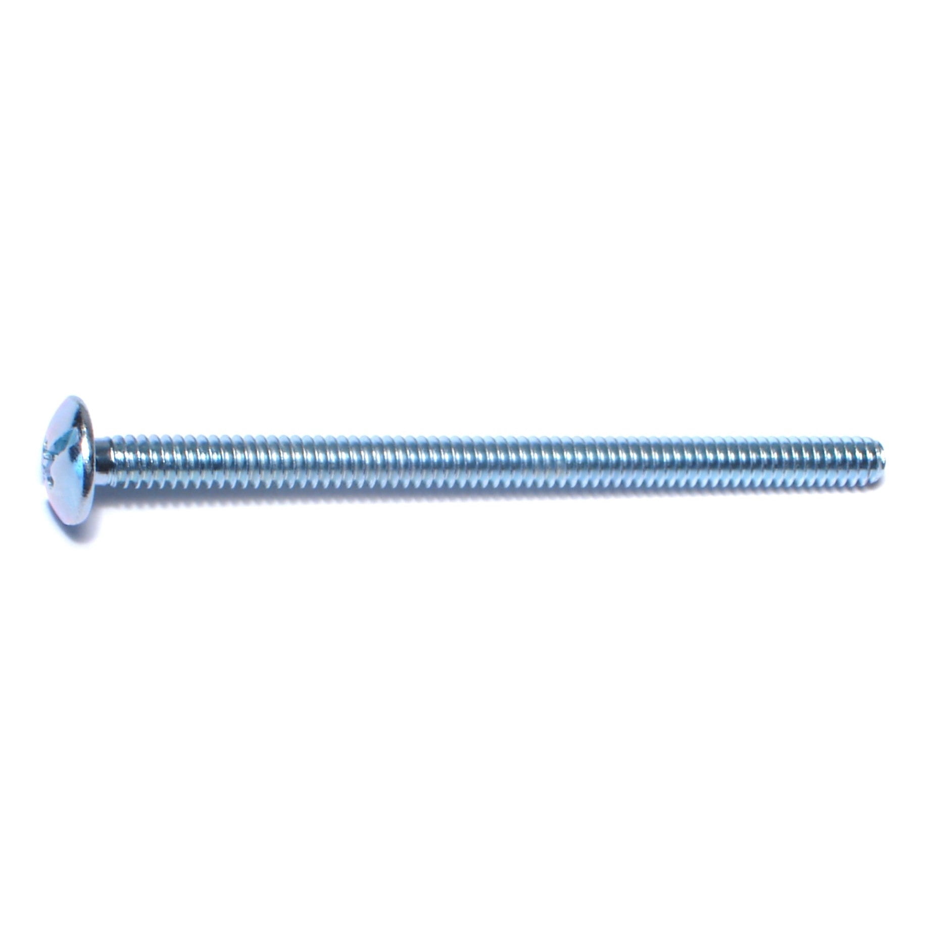 #10-24 x 3" Zinc Plated Steel Coarse Thread Combo Truss Head Machine Screws MSTS-200