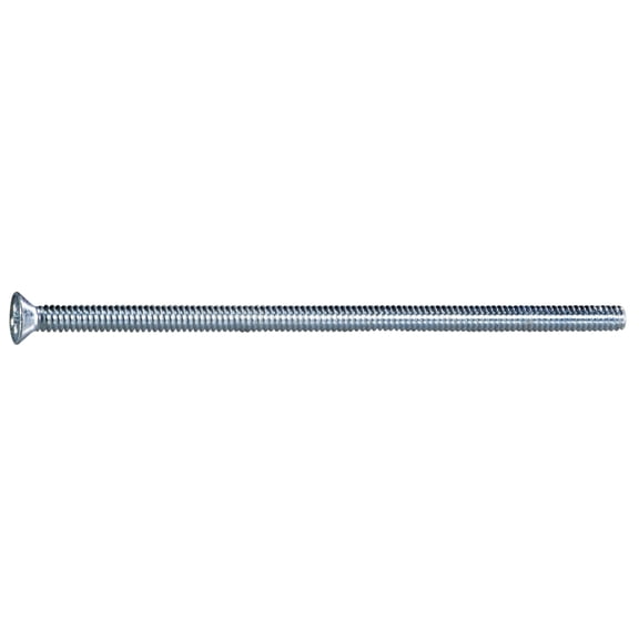 #10-24 x 4-1/2" Zinc Phillips Flat Head Machine Screws (50 pcs.)