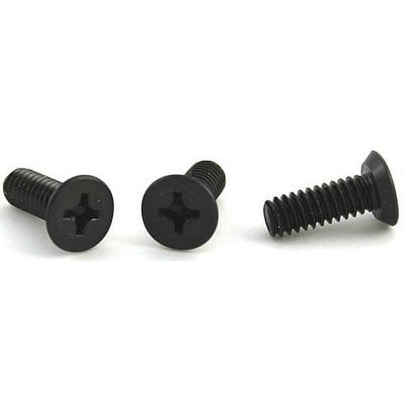 10-24 x 5/8" Machine Screws / Phillips / Flat Undercut Head / Steel / Black Zinc - 8000 Piece Carton