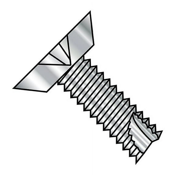 10-24X1/2 Phillips Flat Undercut Thread Cutting Screw Type 23 Fully Thread 18-8 Stainless (Pack Qty 3,000) BC-10083PU188