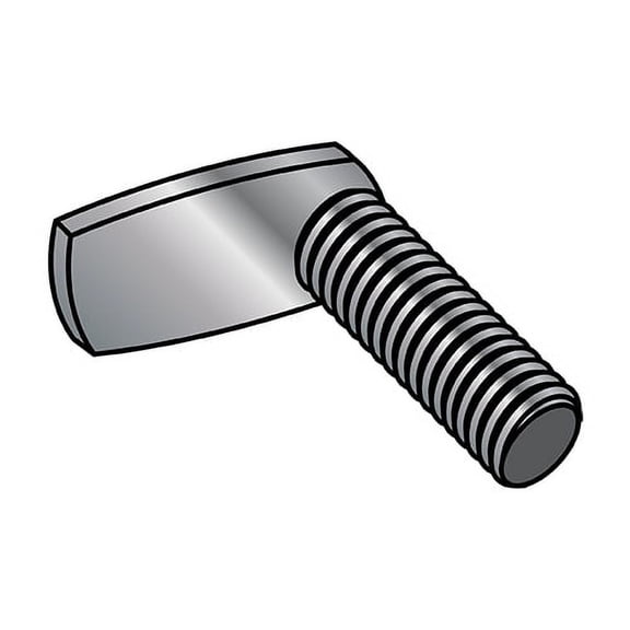 10-24X3/4 L Shaped 90 Degree Spot Weld Screw Plain (Pack Qty 1,000) BC-1012WLJ