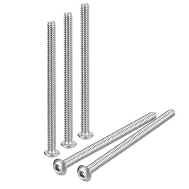 AMERICANINTEGRATEDSUPPLY #10-24 X 3/8" Button Head Hex Socket Cap Screws – 18-8 Stainless Steel (45-Pack)