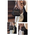 thumbnail image 1 of 10.24x5.12x8.66 Inch Women's Lightweight Nylon Crossbody Handbag with Adjustable Strap (Black), 1 of 8